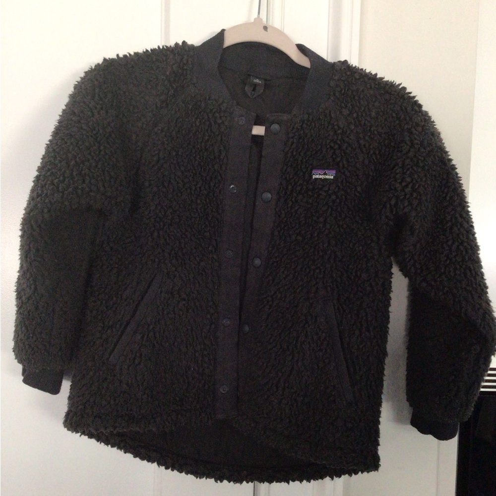 Patagonia kids, retro X fleece bomber jacket. Size small 7-9
